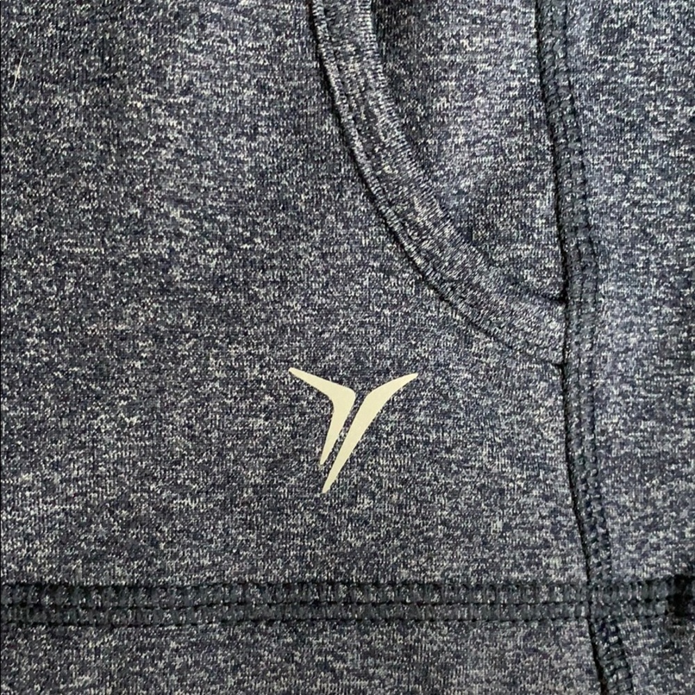 NWOT Old Navy Active Heathered Blue Zip Up - Picture 5 of 10